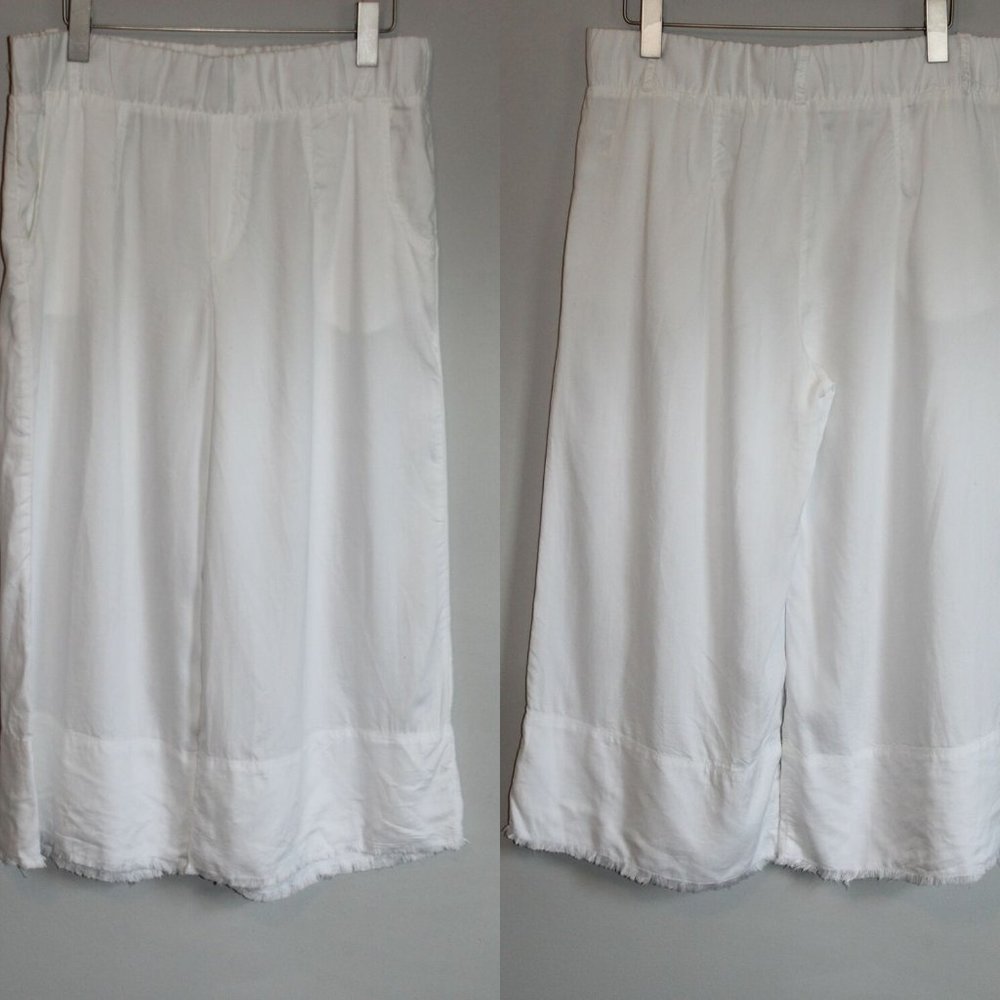 Cloth & Stone Fray Hem Wide Leg Pants HW8479 - Picture 7 of 8